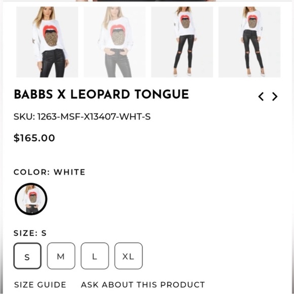 NEW LAUREN MOSHI BABBS X LEOPARD TONGUE - Picture 3 of 13